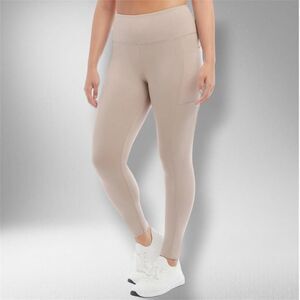 Danskin Cream High-Rise Pocket Leggings – Size XS